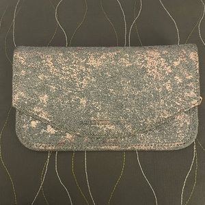 Aimee Kestenberg Wallet - Penelope Rose Gold Denim